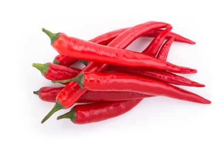 Red hot chili peppers.の写真素材