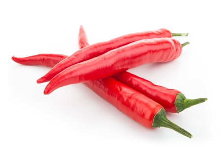 Red hot chili peppers.の写真素材