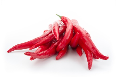Red hot chili peppers.の写真素材