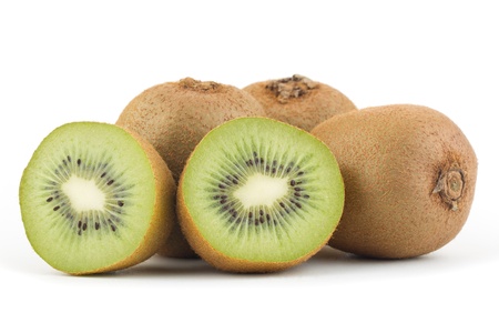 Fresh kiwis fruits.の写真素材