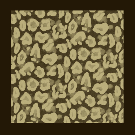 Animal print in a pleasant color scheme of brown and yellow
