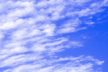 The cloudy sky
