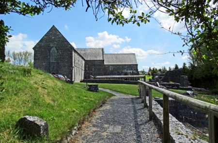 Ballintubber Abbey  founded by Irish King Cathal Oの写真素材