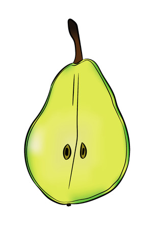 Big green pearのイラスト素材