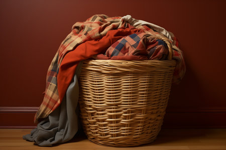 laundry basket. ai generativeの素材