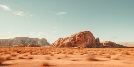 Arizona Desert Landscape. ai generativeの素材