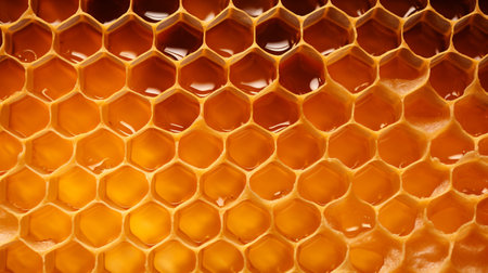 honeycomb cells background. ai generativeの素材