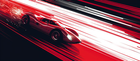 speed racing background with copy spaceの素材