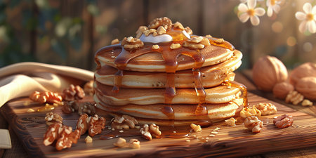 Pancakes and Nutsの素材