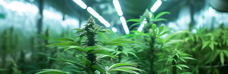 Growing Cannabis Plants Indoorsの素材