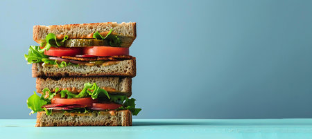 Sandwich, lunch break, lunch breakの素材