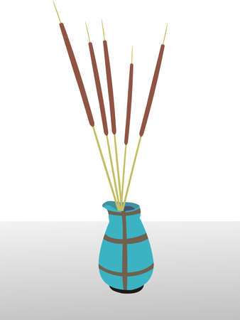 Jug with a caneのイラスト素材