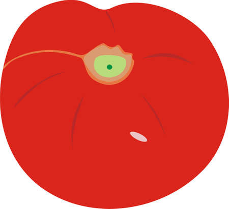 Ripe tomatoのイラスト素材