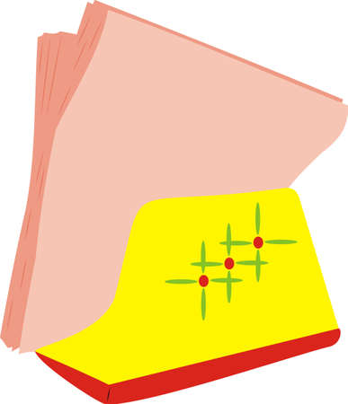 Paper napkinsのイラスト素材