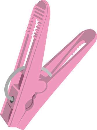 New clothespinのイラスト素材