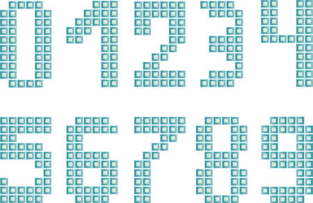 Set of figuresのイラスト素材