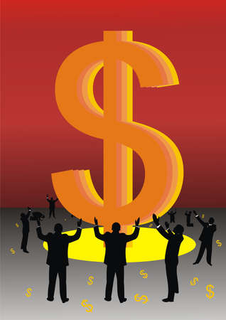 Love to moneyのイラスト素材