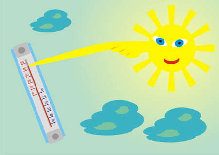 Summer heatのイラスト素材