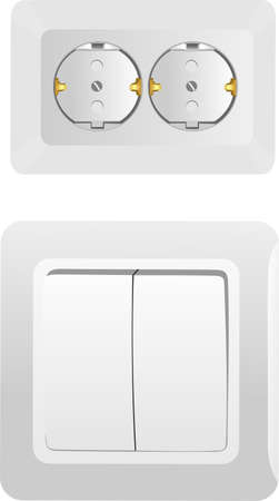 Switch and socketのイラスト素材