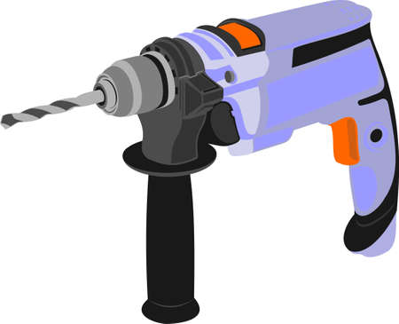 Electric drillのイラスト素材