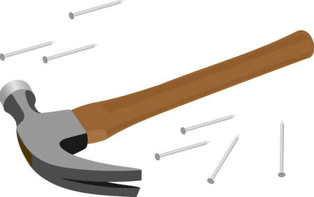 Hammer and nailsのイラスト素材