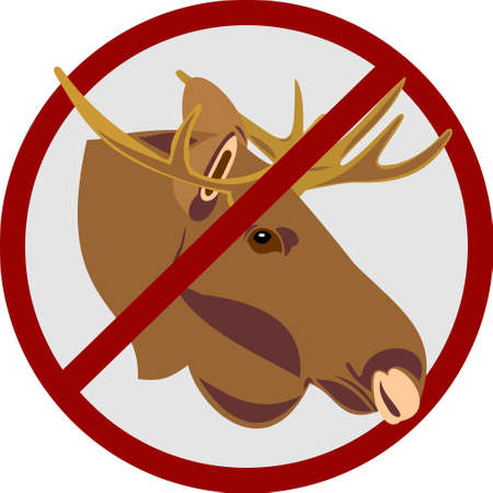 Hunting for an elkのイラスト素材