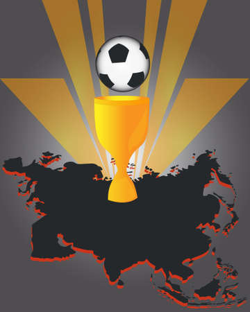 European soccerのイラスト素材