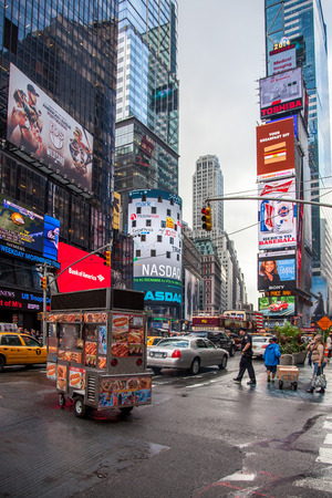 Street scene in New York Cityのeditorial素材
