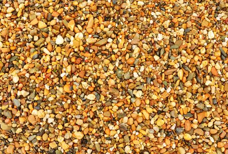 Texture of wet smaller stonesの写真素材