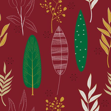 Abstract floral surface pattern seamless background vector illustration for designのイラスト素材