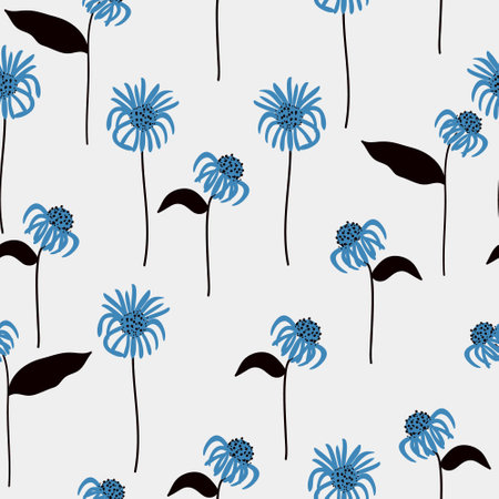 Abstract floral surface pattern seamless background vector illustration for fashion,fabric,wallpaper and print designのイラスト素材