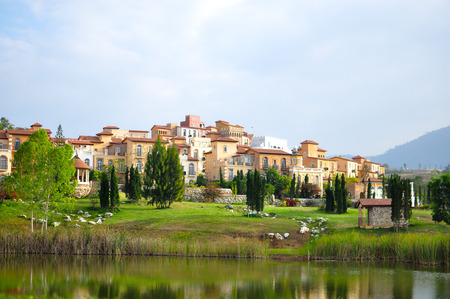 luxury villageの写真素材