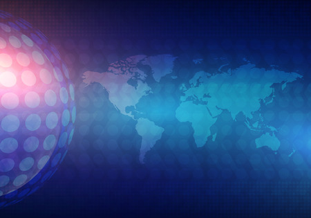 Hi-tech technology concept, abstract background. Illustration use for decorating websites, applications and graphics.のイラスト素材
