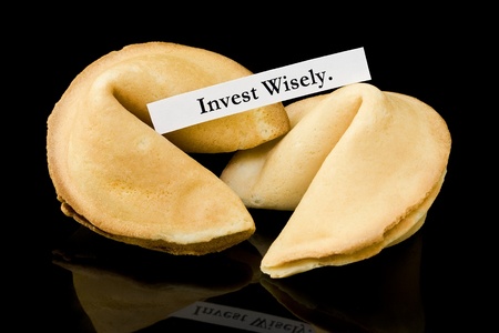 Fortune cookie   Invest Wisely  の写真素材