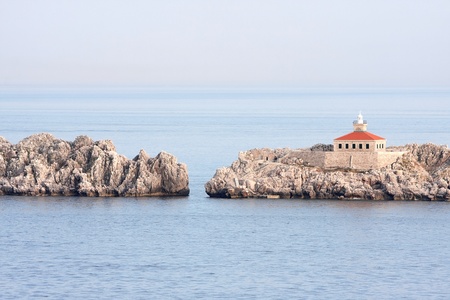 Dubrovnik Croatia Lighthouseの写真素材