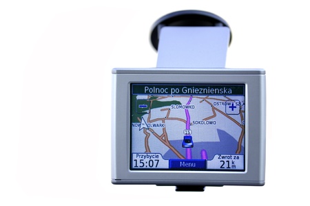 GPS navigation system, transport, travel and technologyの写真素材