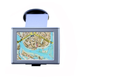 GPS navigation system, transport, travel and technologyの写真素材