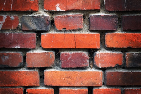 Old destroyed brickwork