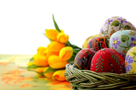 Easter egg and spring time