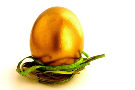 Easter egg and spring timeの写真素材