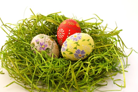 Easter egg and spring timeの写真素材