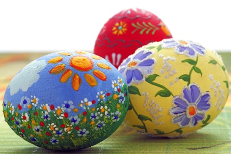 Easter egg and spring timeの写真素材