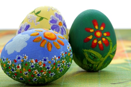 Easter egg and spring timeの写真素材