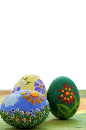 Easter egg and spring timeの写真素材
