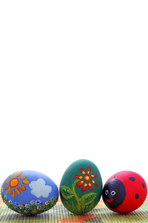 Easter egg and spring timeの写真素材