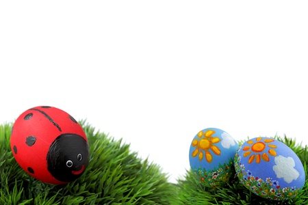 Easter egg and spring timeの写真素材