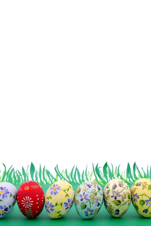Easter egg and spring timeの写真素材