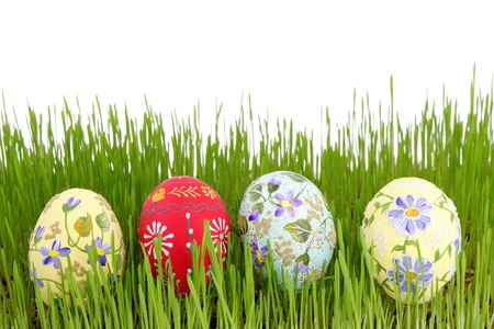 Easter egg and spring timeの写真素材