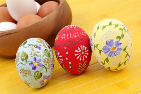 Easter egg and spring timeの写真素材
