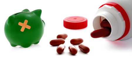 Health insurance and health costsの写真素材